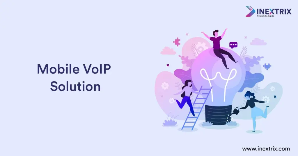 Mobile VoIP solution for businesses, enabling high-quality internet calling, secure communication, cross-platform compatibility, cost savings, and seamless voice and video collaboration on mobile devices.