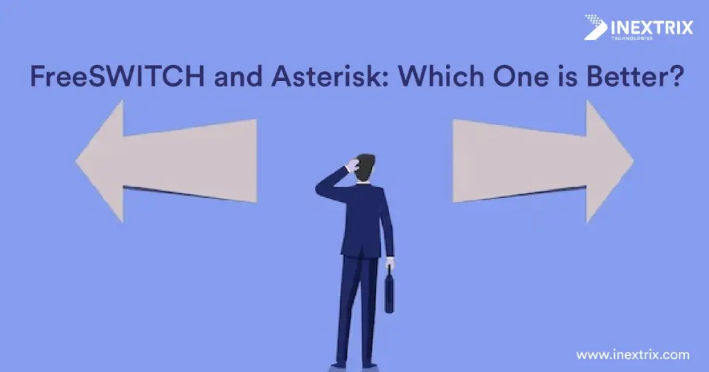 FreeSWITCH vs Asterisk comparison highlighting which VoIP platform is better for scalability, performance, flexibility, customization, and enterprise telephony solutions.